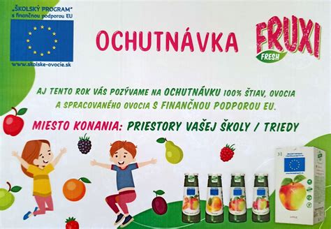 Ilustrácia rôznych druhov ovocia a ovocných štiav