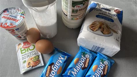 Základné suroviny na piškótové muffiny