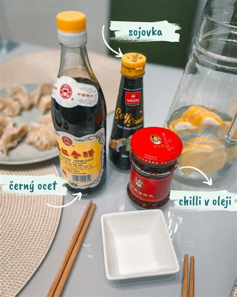 Detailná fotografia ingrediencií na ázijskú omáčku