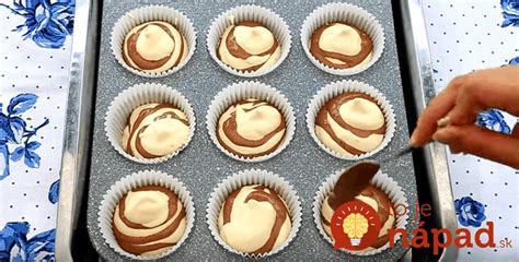 Schéma správneho miešania cesta na muffiny