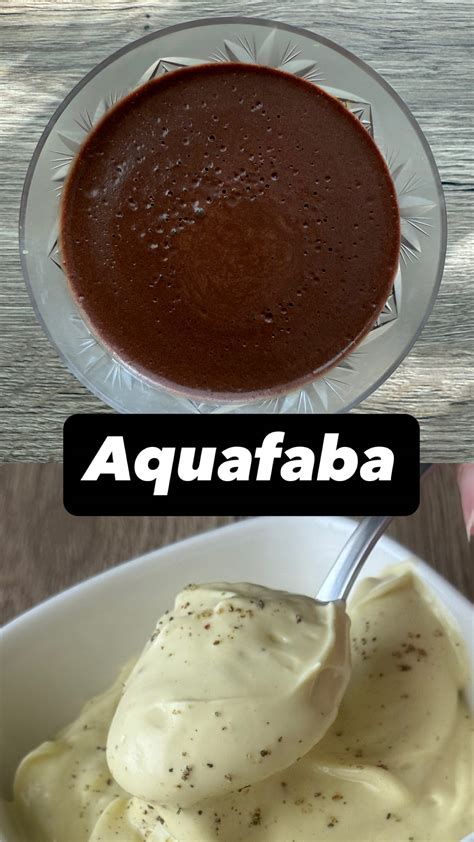 Aquafaba - tekutina z konzervovaného cíceru