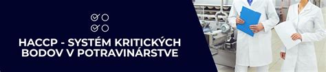 Schéma systému HACCP v potravinárstve