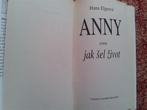 Fotografia knihy Anny Šiškovej 