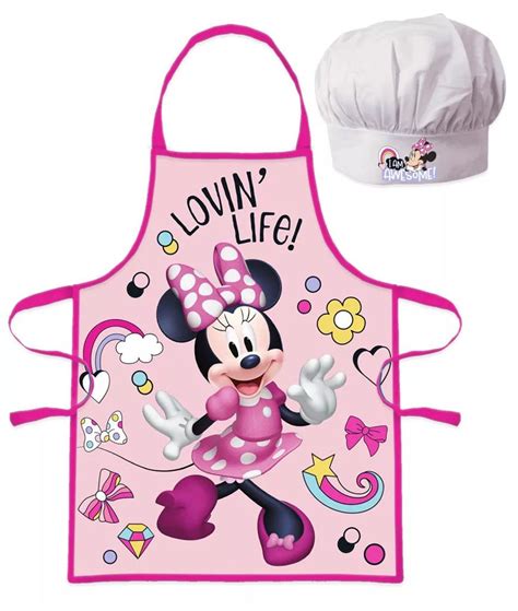 Detská zástera s motívom Minnie Mouse