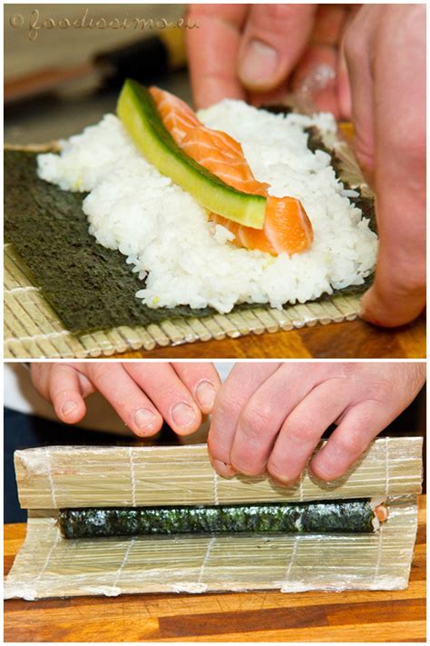 Príprava sushi s ryžovým octom