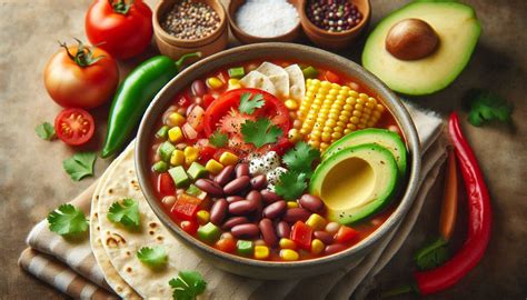 ingrediencie na mexickú fazuľovú polievku