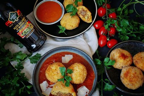 Príprava ragú na arancini