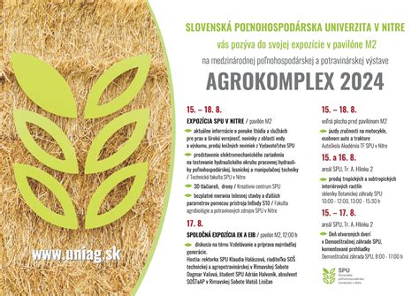 ukážka poľnohospodárskej techniky na Agrokomplex