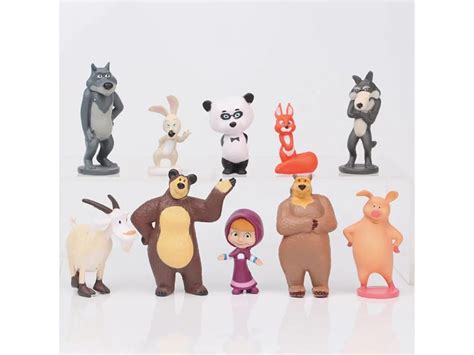 postavičky Máša a medveď