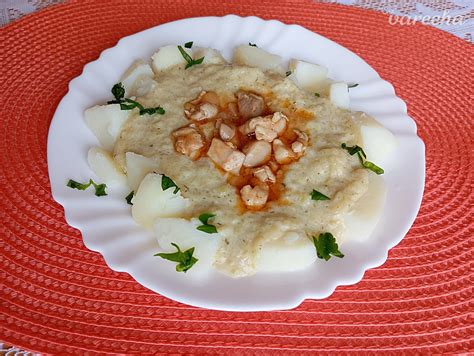 Tanier s tekvicovým prívarkom a opečeným tofu