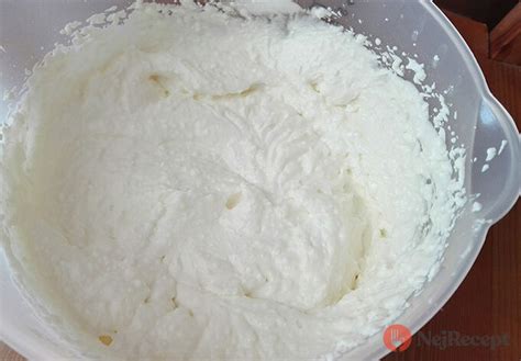 Suroviny na tvarohový krém