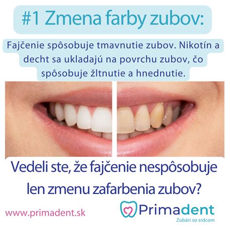 príčiny zafarbenia zubov