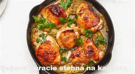 Tabuľka s prehľadom receptov na kuracie stehná