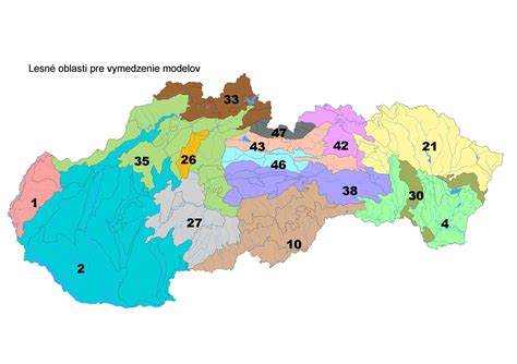 Mapa lesných krmelcov