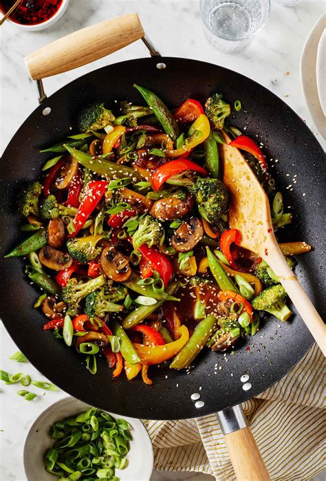 Ilustrácia techniky Stir-fry