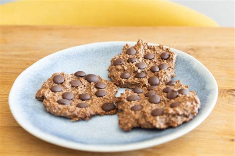 Fotografia domácich ovsených cookies z banánov