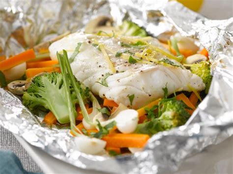 treska pečená so zeleninou