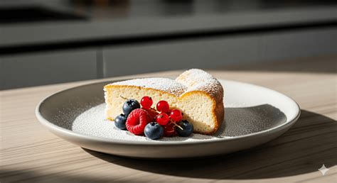 Servírovanie jogurtového koláča