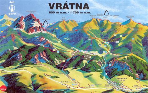 Turistická mapa Malej Fatry