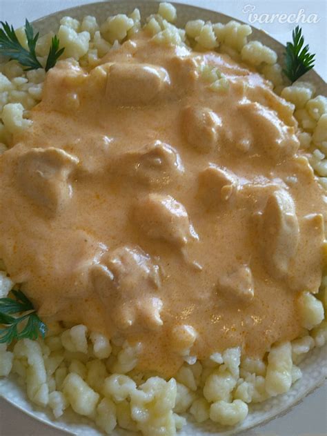 hotové kuracie rezne na smotane s haluškami