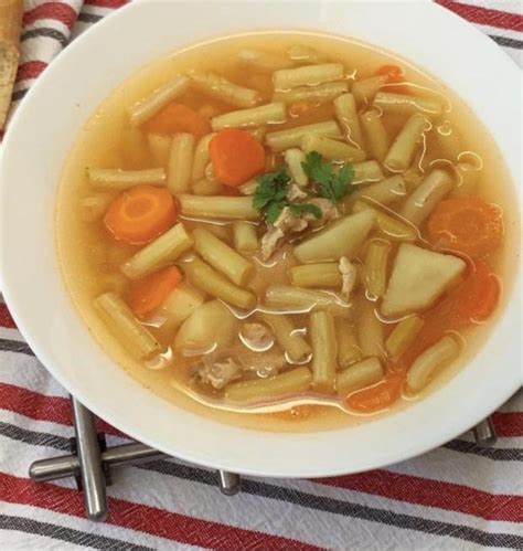 Recept na polievku z fazuľových strukov