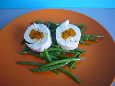 Morčacia roláda s tekvicou a mozzarellou