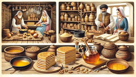 Rôzne varianty medových rezov