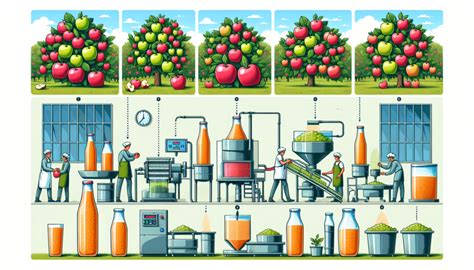 Proces výroby jablkového džúsu pomocou odšťavovača