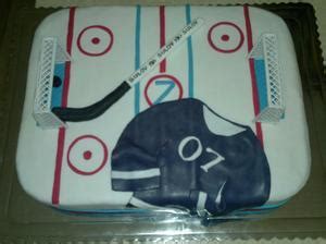 Ilustračná torta s hokejovou tematikou