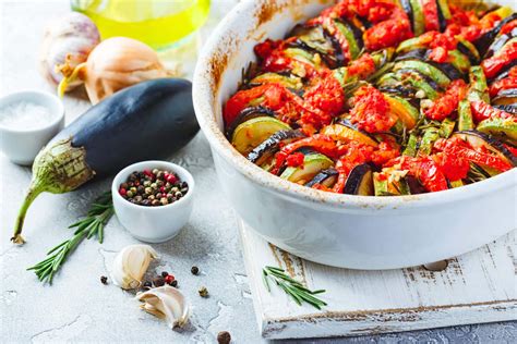 Čerstvé ingrediencie na Ratatouille