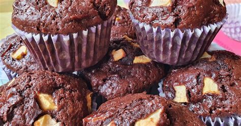 Upečené jablkové muffiny s medom