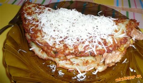 Zemiaková placka plnená mäsovou zmesou