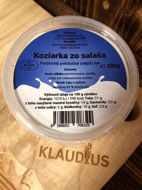 Produkty zo salaša v Zázrivej