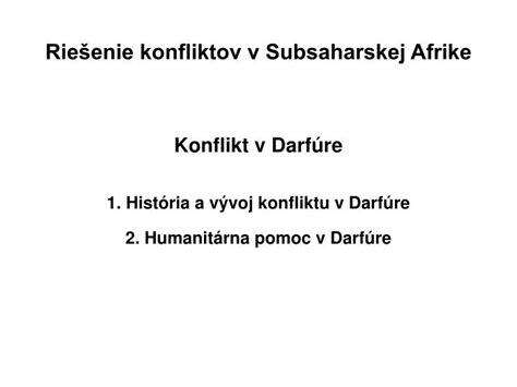 Ilustrácia konfliktov v Afrike