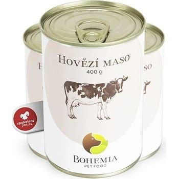 Obal konzervy Bohemia Pet Food Hovädzie mäso