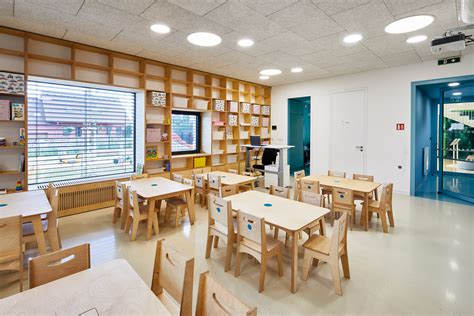 Interiér materskej školy s Montessori prvkami