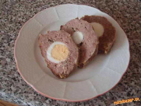 fašírka s vajíčkom vo forme srnčieho chrbta