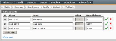 Proces platby a dopravy