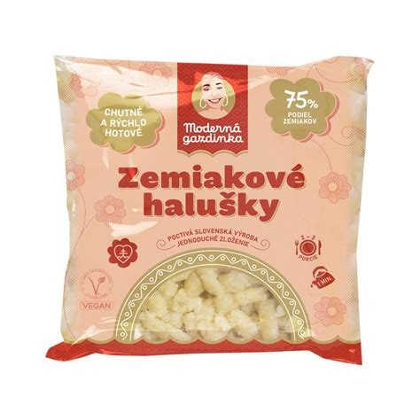 zmrazené zemiakové halušky v sáčku