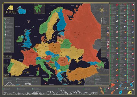 Mapa sveta s rôznymi druhmi šišiek