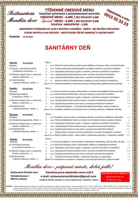 Ilustračná fotografia chutného obedového menu