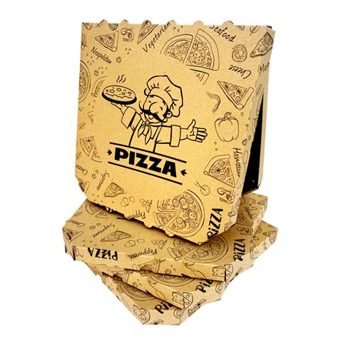 Dizajn krabice na pizzu s logom
