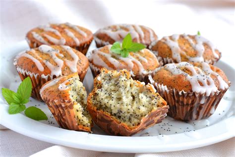 Muffiny s makom a malinami