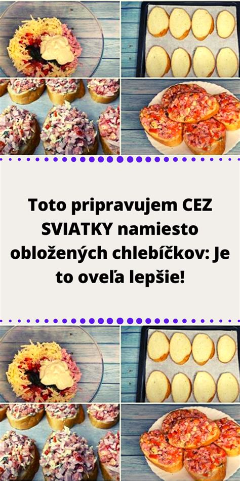 Detail zdobenia obložených chlebíčkov