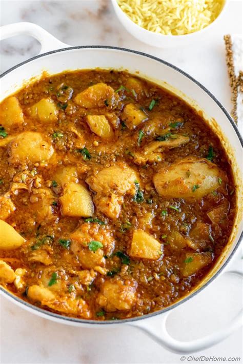 Cape Malay Chicken Curry so zemiakmi