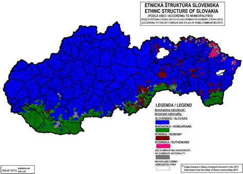 Etnické rozloženie obyvateľstva Slovenska