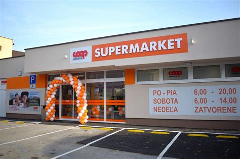 Mapa s vyznačenými predajňami COOP Jednota v okolí Trnavy