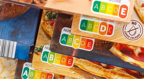 Infografika systému Nutri-Score s farebným kódovaním