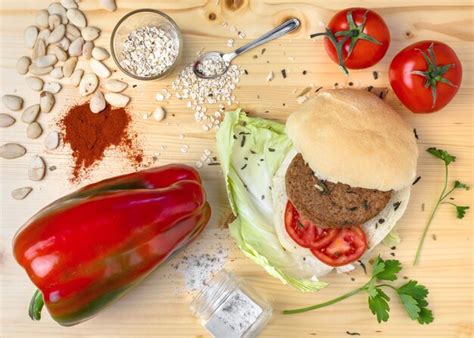 Ingrediencie na veggie burger
