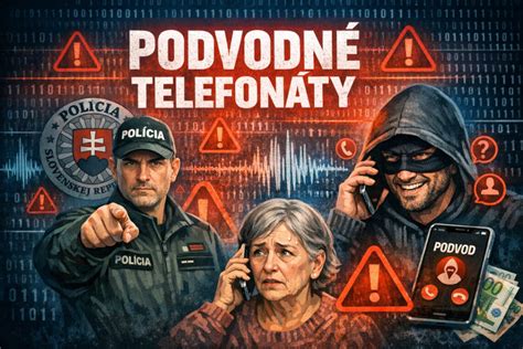 Ilustrácia podvodných telefonátov